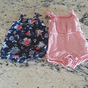 2 rompers